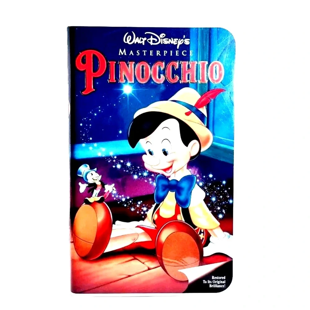 Vntg Pinocchio on VHS 1993 Walt Disney Kids Movie Entertainment Collectible
